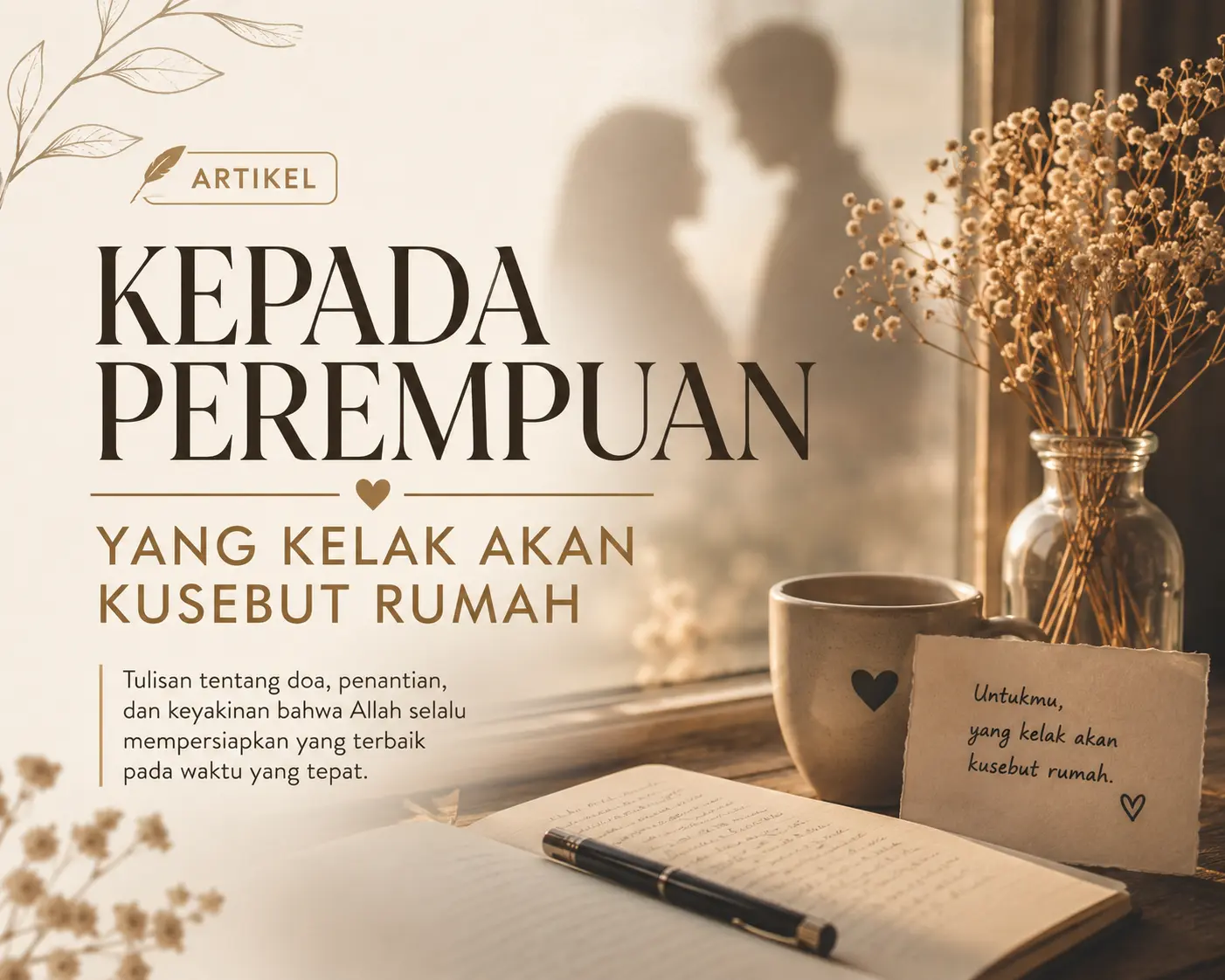 KEPADA PEREMPUAN YANG KELAK AKAN KUSEBUT RUMAH