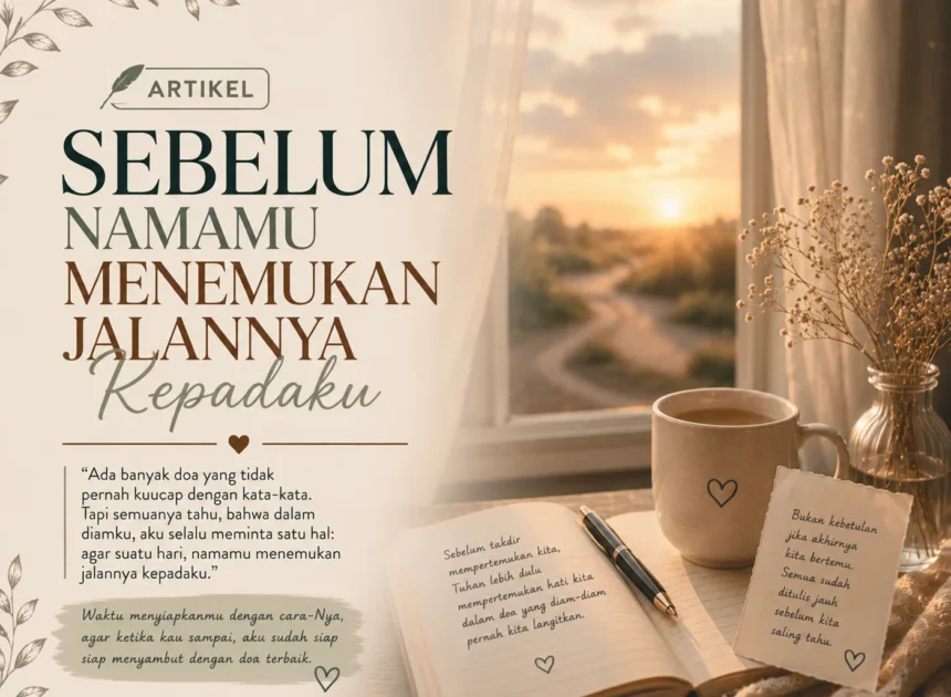 SEBELUM NAMAMU MENEMUKAN JALANNYA KEPADAKU