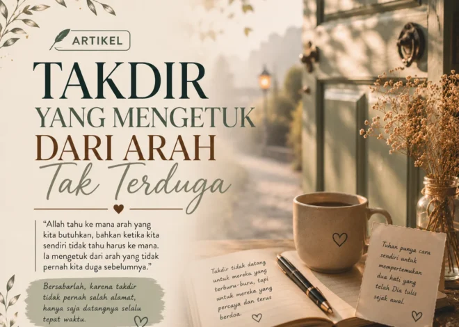 TAKDIR YANG MENGETUK DARI ARAH TAK TERDUGA