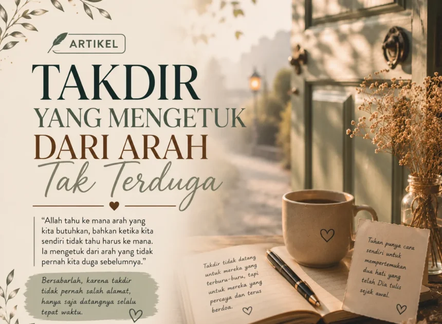 TAKDIR YANG MENGETUK DARI ARAH TAK TERDUGA